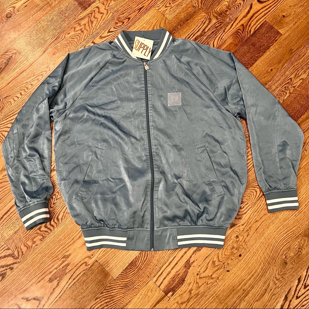 NWT Lularoe Supply Jacket; Teal Sateen-ish look, XL Lightweight